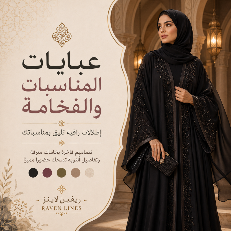 مجموعة عبايات المناسبات من فيلا ستور