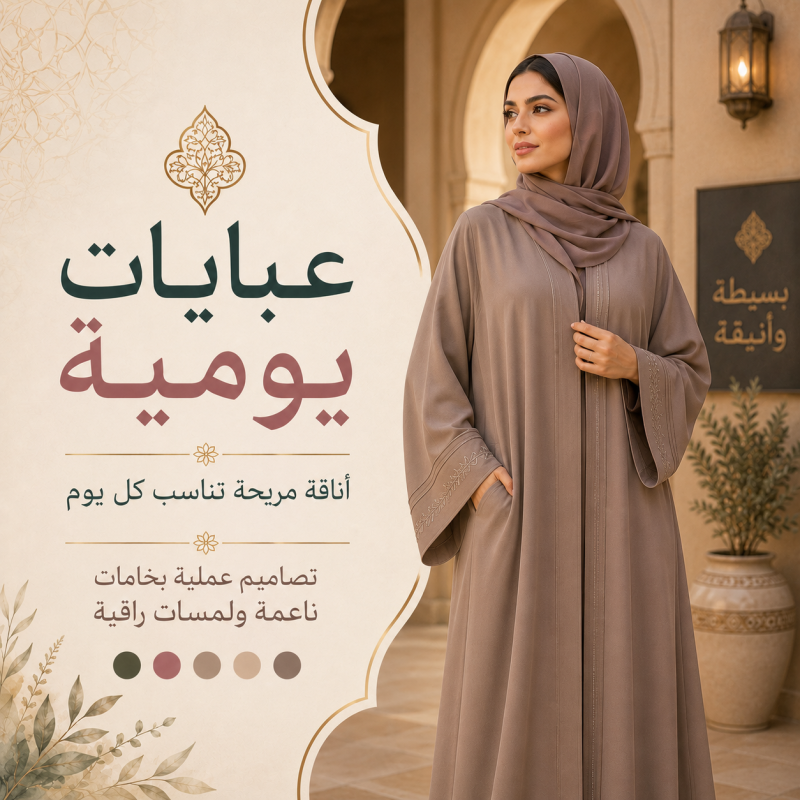 مجموعة عبايات يومية من فيلا ستور